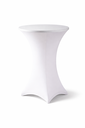 Housse blanche mange debout