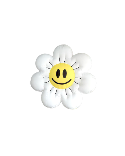 [GD7008] Fleur blanche smiley 