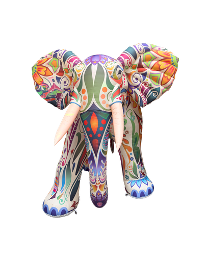[GD7025] Éléphant blanc et couelur 