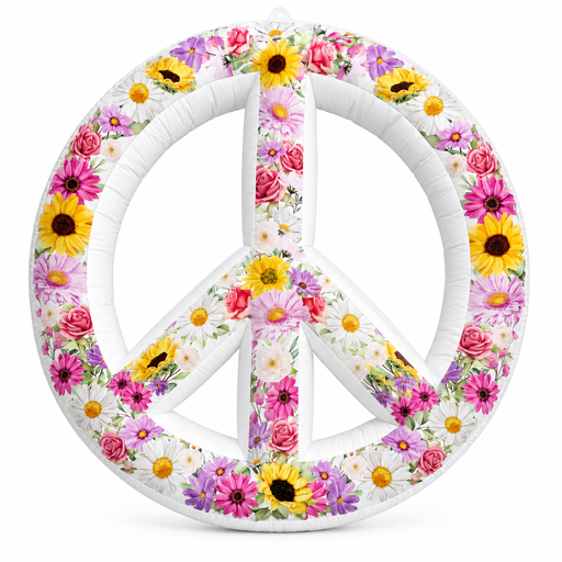 [GD7071] Symbole de la Paix Fleuri