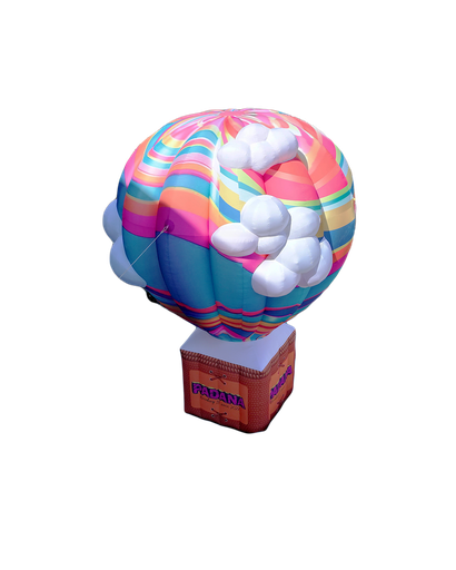 [GD7088] Montgolfière Arc-en-ciel